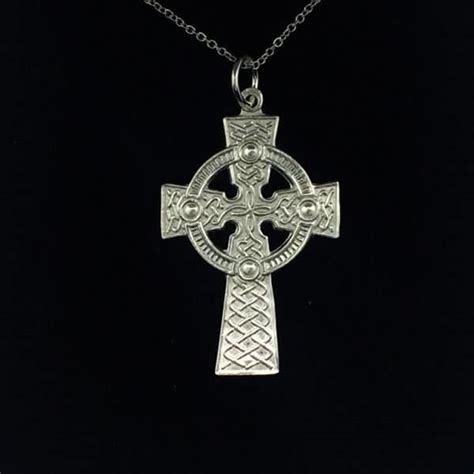 Celtic Cross Necklace Welsh Ts With Heart Spend £50 For 10 Off