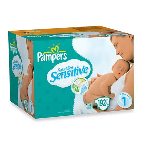 Pampers Swaddlers Size 1 192 Count Sensitive Diapers Buybuy Baby