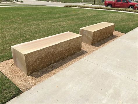 Roughback Lueders Sawn Benches Very Popular Limestone Patio Wall