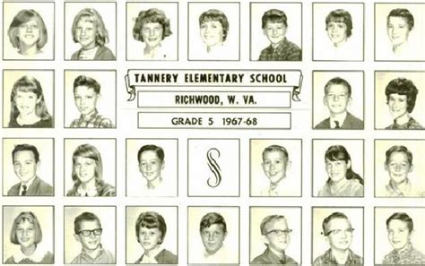Tannery Grade School Fifth Grade 1967 1968 Richwood