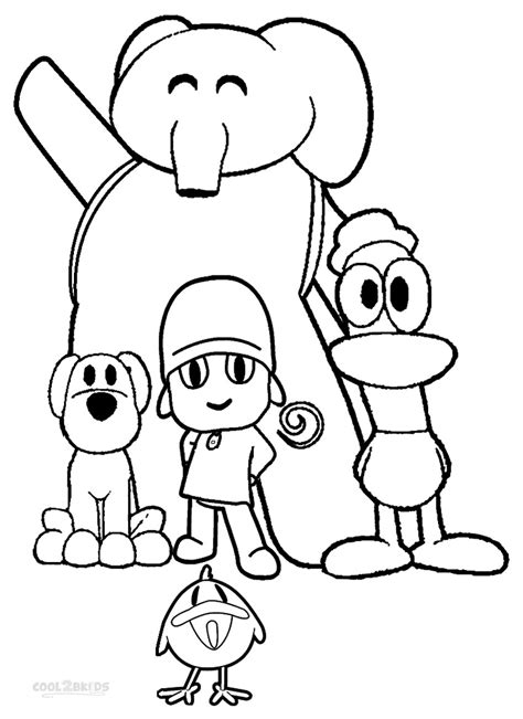 Printable Pocoyo Coloring Pages For Kids Cool2bkids