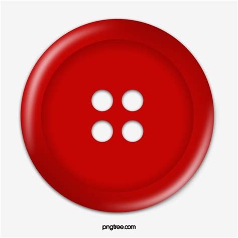 Botão Vermelho PNG Botão Clipart Botão Botão De Roupas Imagem PNG e