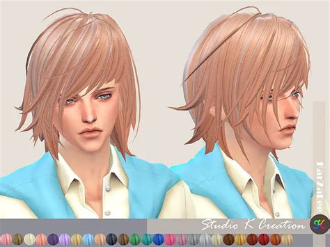 Studio K Creation Animate Hair 89 Hiromi Sims 4 Hairs