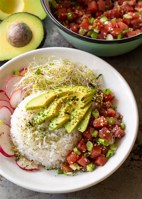 Hawaiian Ahi Poke Bowl Recipe Video A Spicy Perspective