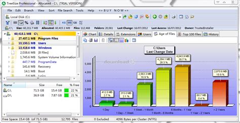 TreeSize Professional 7.0.4 Review & Alternatives - Free trial download ...