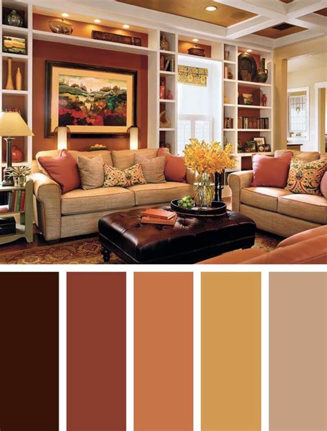 Even with living room paint schemes using three colors, there's a multitude of ways to use them in your space. Harvest Spice and Everything Nice | Colores para sala ...