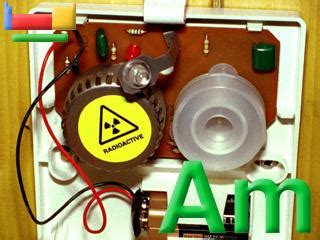 One company sold him about a hundred broken detectors for he put the americium inside a hollow block of lead with a small hole pricked in one side so that alpha rays would stream out. WebElements Periodic Table » Americium » the essentials