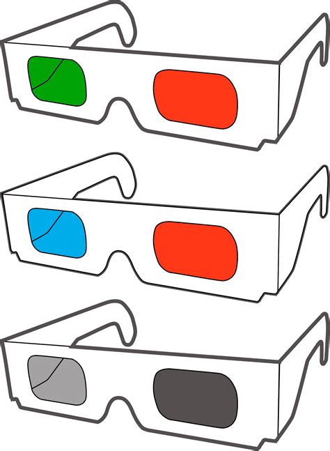 3d Movie Glasses Royalty Free Svg Cliparts Vectors And Stock Clip