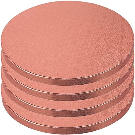12 Inch Cake Boards 4pack Cake Drums 12 Inch Dia Disposable Rose