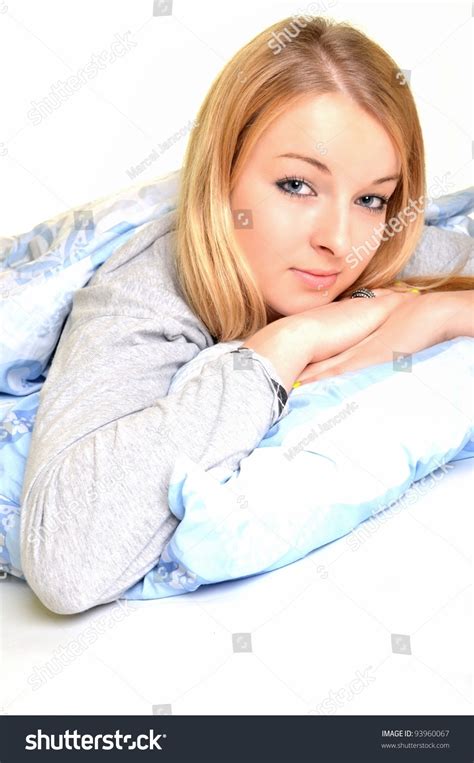 Sexy Blonde Bed Stock Photo Shutterstock