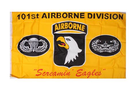 Flag 101st Airborne Div Yellow
