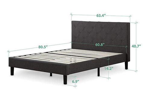 Full bed size/ double bed size. What is the Size of a Queen Bed Frame? | The Sleep Judge
