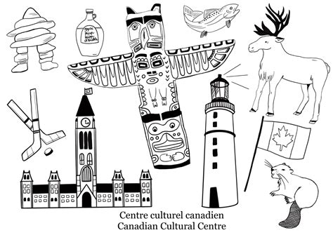 Coloriage Spécial Canada Centre Culturel Canadien Paris