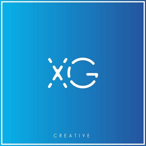 Premium Vector Xg Creative Latter Logo Design Premium Vector Creative