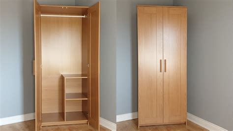 If storage space is still not enough, why not add another wardrobe from the rakkestad series?. Ikea Brimnes wardrobe with 2 doors - assembly - YouTube