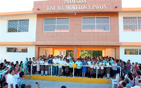 Reconstruyen Primaria “josé María Morelos Y Pavón” En Tihuatlán Diario De Xalapa Noticias
