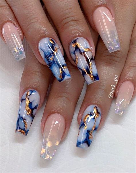 50 Trendy Marble Nail Designs You Must Try Nail Designs Summer
