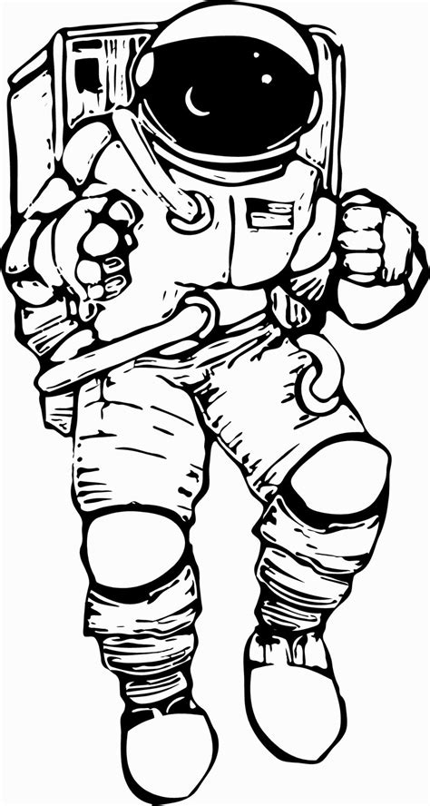 Astronaut Clipart Black And White Free Download On Clipartmag