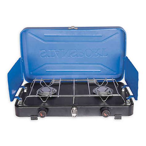 Typically, this oval burner is intended to be used to make gravy from an oven pan. 2-Burner Propane Stove