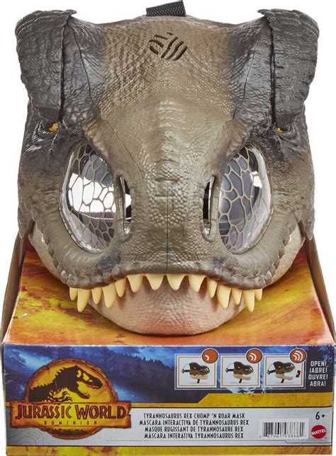 Jurassic World Dominion Tyrannosaurus Rex Chomp N Roar Dinosaur Mask