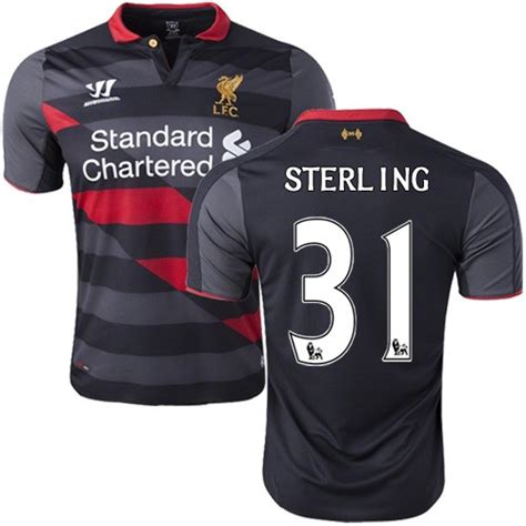 Professional england jersey printing also available. Men's 31 Raheem Sterling Liverpool FC Jersey - 14/15 ...