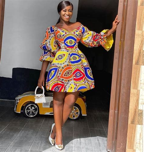 Ankara Styles By Mawuli On Instagram “miss Nanaadjoawalker 🤩” African Fashion Ankara Short