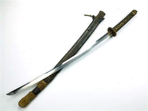 Wwii Japanese Army Officer Sword Chounsai Emura Gendai Katana Warpath