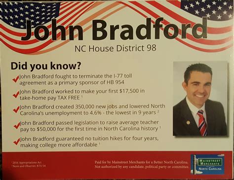 Ashortchronicle John Bradford Attracts Some Outside Support In Race