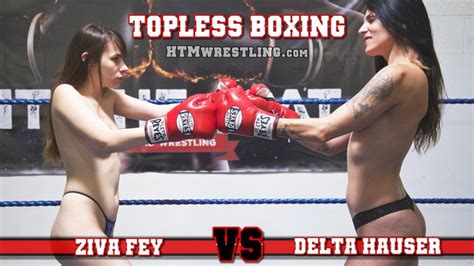Delta Vs Ziva Topless Boxing 1080hd Wmv Hit The Mat Boxing And