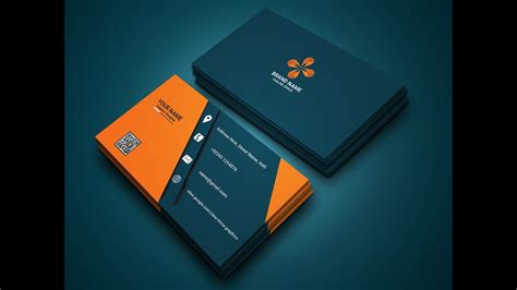 How To Create Visiting Card Design In Photoshop Business Card Design