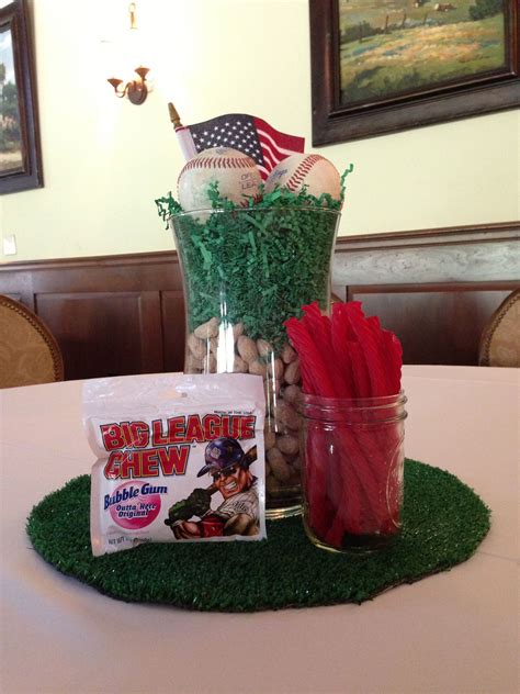 baseball party centerpieces baseball party centerpieces baseball party baseball birthday party