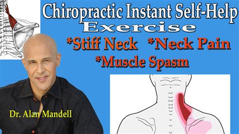 Chiropractic Instant Self Help Exercise For Stiff Neck Neck Pain