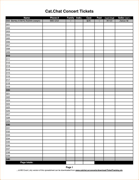 Connectcode asset tracking spreadsheet is a free excel template designed to help you track. Tracking Ticket Sales Spreadsheet Spreadsheet Downloa ...