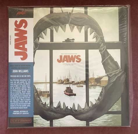 Jaws Soundtrack Ost Mondo John Williams Lp Vinyl Limited Edition New