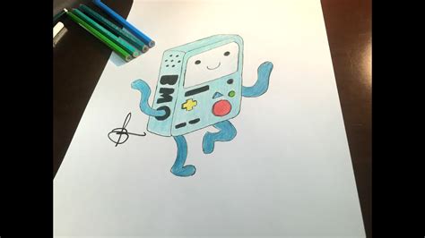Como Desenhar O Bmo Hora De Aventura How To Draw Adventure Time Youtube