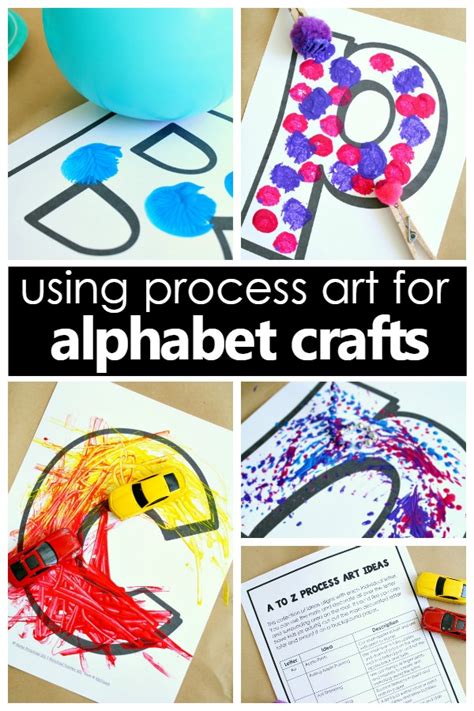 Using Process Art Alphabet Crafts In Preschool Fantastic