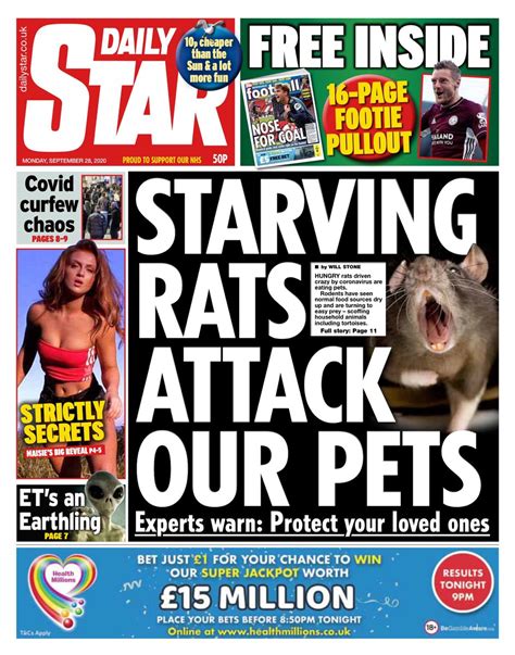 Daily Star Front Page 28th Of September 2020 Tomorrows Papers Today