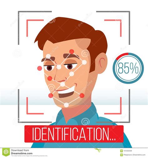 It includes following preprocessing algorithms: Biometric Facial Identification Vector. Mobile App For ...