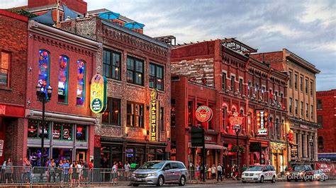 Broadway Street Nashville Tennessee By Carolrmontoya Redbubble