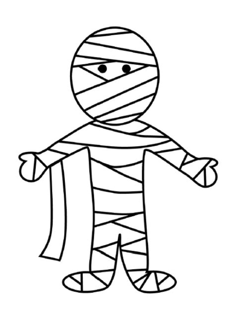 Free Printable Template Of Mummy
