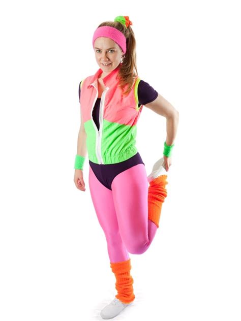 1980s Aerobic Sports Female Costume For Hire