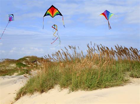 Kite Flying On The Beach Stock Photography Image 26914552
