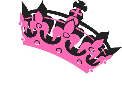 Pink Tilted Tiara Clip Art At Vector Clip Art Online