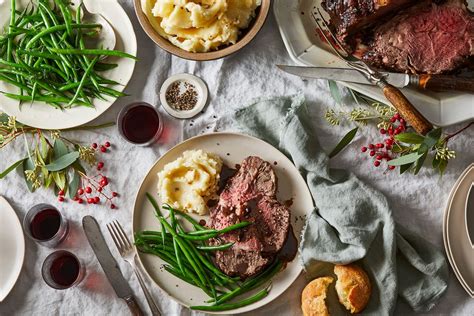 Stick the metal probe of a digital meat thermometer into the center of the roast (so the point is in the direct center, not touching any bones). The Best Prime Rib Recipe Stars in This Easy Christmas Dinner Menu