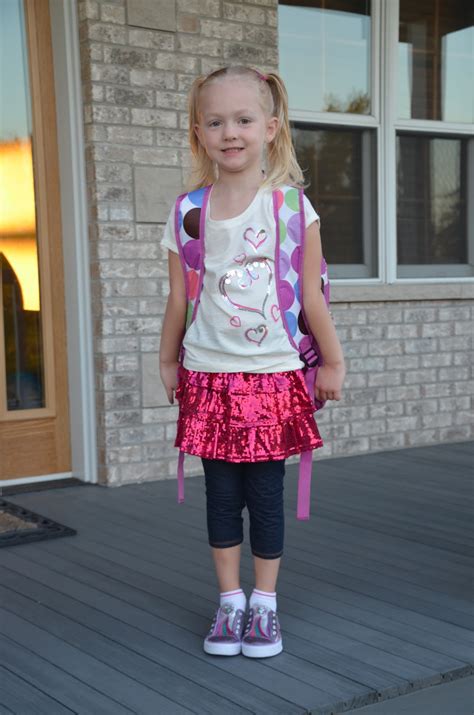 Our Crazy Crafty Life Her First Day Of Kindergarten