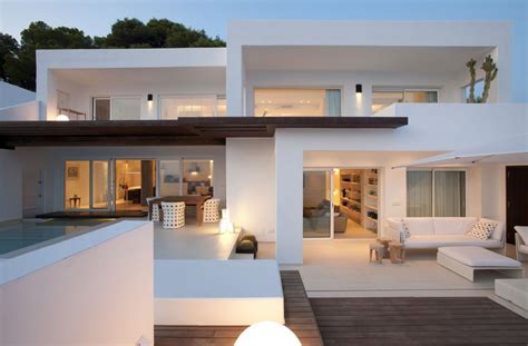 Mediterranean Modern Home Architecture In Ibiza Spain