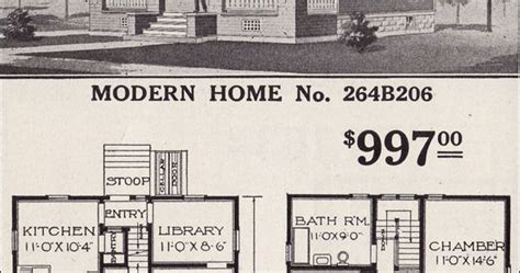 Modern Home No 264b206 1916 Sears Roebuck Modern Homes A Favorite