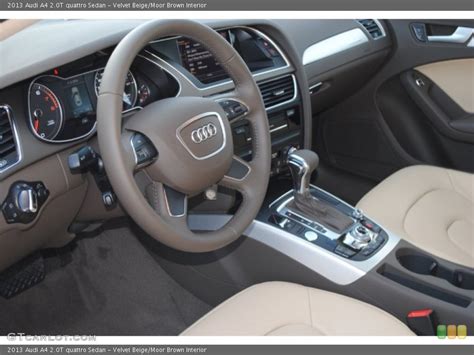 Get both manufacturer and user submitted pics. Velvet Beige/Moor Brown 2013 Audi A4 Interiors | GTCarLot.com