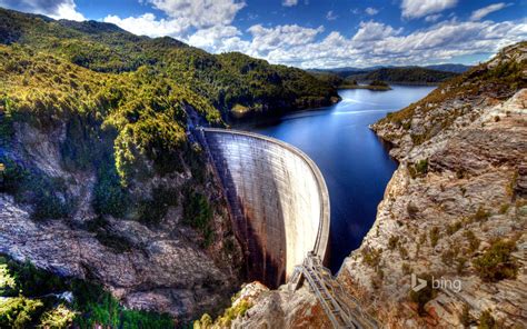 Gordon Dam Tasmania Australia 배경 화면 루루네 가족 이야기
