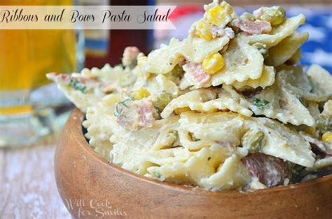 Ribbons And Bows Pasta Salad Will Cook For Smiles